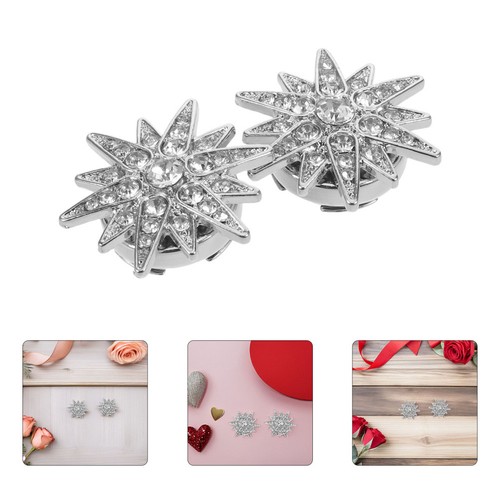 Pcs button snaps rhinestone - ,
