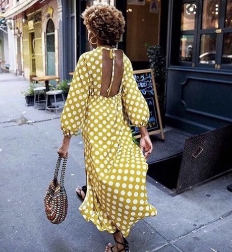 Topshop polka dot open back - topshop,