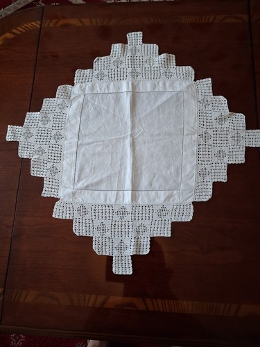 Vintage cotton table - , with