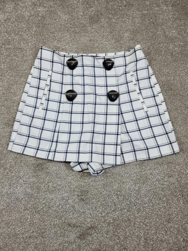 Zara plaid mini skort - plaid,