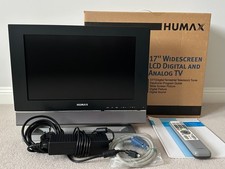 Humax LGB-17DTTV 17" LCD TV + Remote Control + Manual + PC Cable + Original Box
