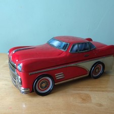 Woolworths Chocolate Toffee Tin Red Vintage American Car South Africa