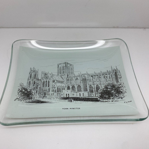 York minster glass etched - york, pin