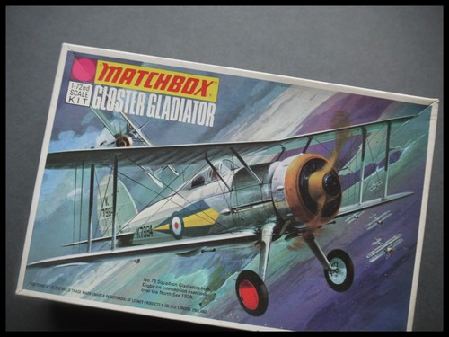 Matchbox gloster gladiator - gloster,