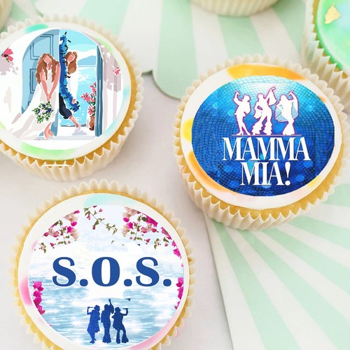 Mamma mia abba pre cut - abba, edible