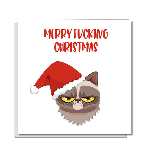 Funny grumpy cat christmas - funny,