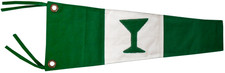 Gin pennant fully - pennant, sewn