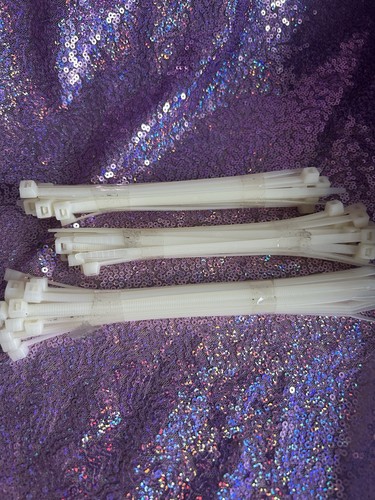 White natural nylon cable - 75,