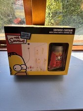 2004 New The Simpsons Shower Curtain & Shower Gel