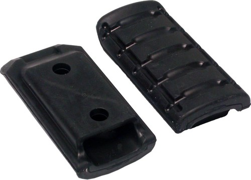 Footrest rear for - rear, (rubber)