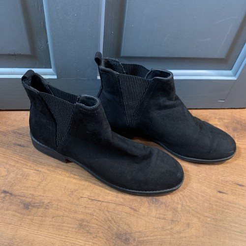 Ladies black faux suede - ladies,