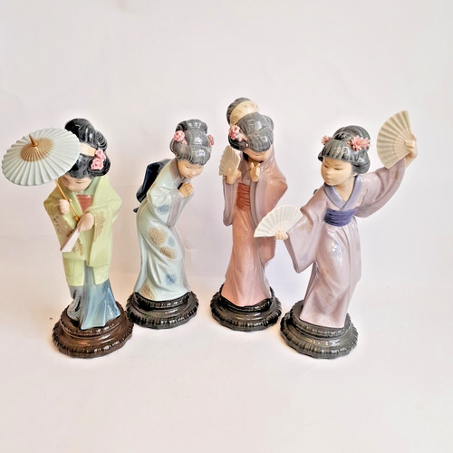 Lladro geisha porcelain - 4, '