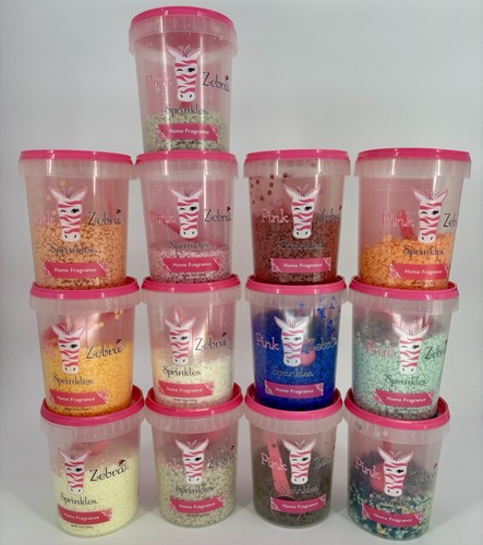 Lot pink zebra sprinkles - lot,