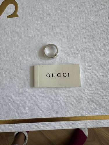 Gucci silver heart ring - silver,