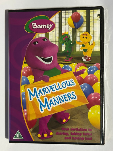 Barney marvellous manners - marvellous, dvd