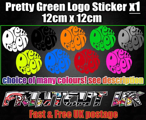 Pretty green sticker - pretty,