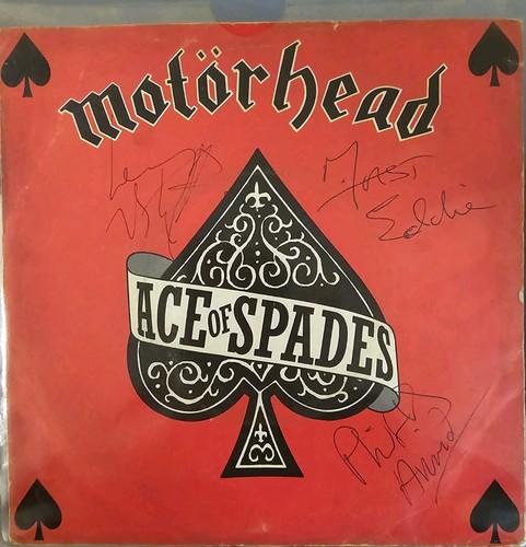 Genuine signed motorhead - motorhead, 7"