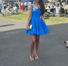 Royal blue mark melia dress