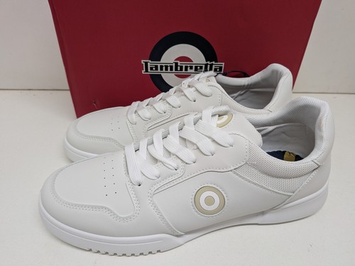 Lambretta mens casual white - lambretta,