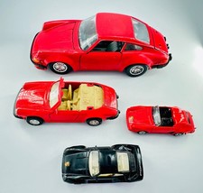 4x Burago Porsche