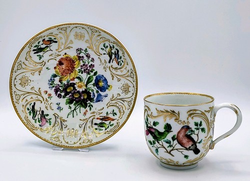 Meissen cup and saucer - cup, in