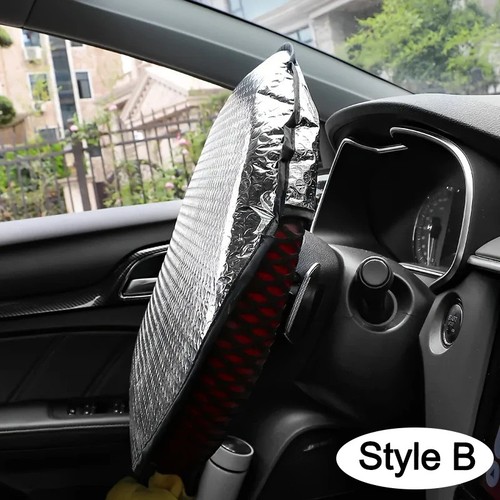 Car steering wheel sun shade - car,
