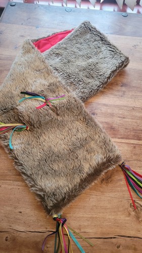 Faux fur scarf eliane - faux, et