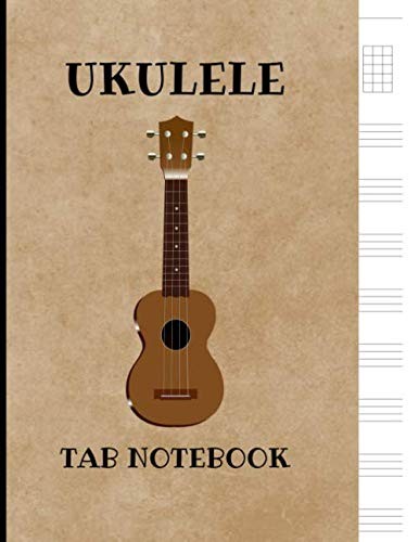 Ukulele tab notebook blank - ukulele,