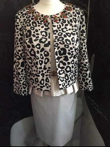 Dress and coordinated jacket - coordinated,