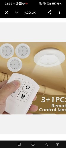 Remote control led - push, lights