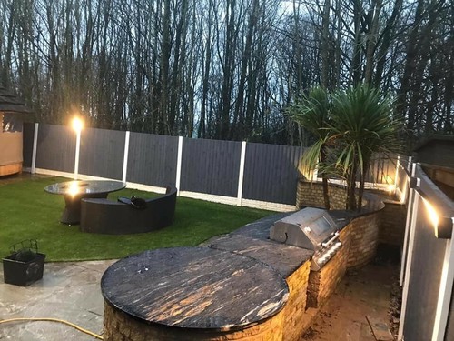 Cosmic black granite bbq - black,