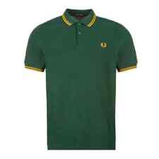 REDUCED STOCK GENUINE BNWT Fred Perry Mens Green Short Sleeve Polo Shirt