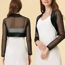 Women's Mesh Shrugs Open Front