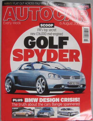 Autocar magazine 2003 - magazine, 6/8/2003