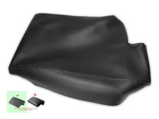 Armrest Lid Cover For Bmw 3 E36 1991-1999 Carbon Fiber Look Vinyl Black