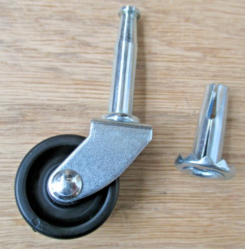 Wheel castors pegs easy - +, fit