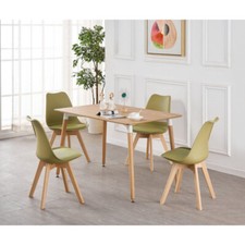 Dining Table and Chairs Set Modern Table and 4 Chairs  Various Scandinavian Sets