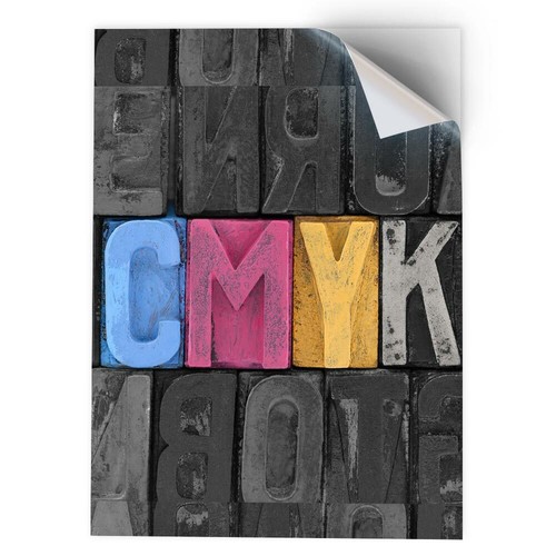 Vinyl sticker cmyk - 1, x