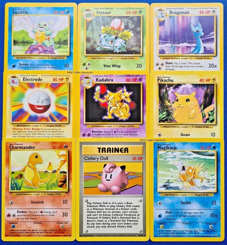 Base set pokemon card - base, singles
