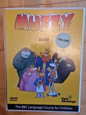 BBC Muzzy Language Course For Children Italian Dvds & Book Set