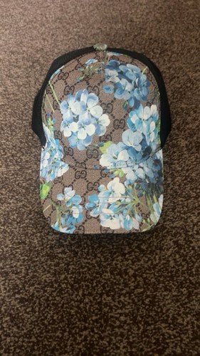 Gucci blue floral canvas - gucci, gg