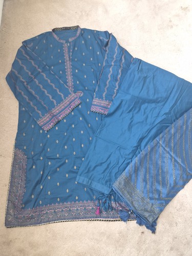 Junaid jamshed piece blue - junaid, 3