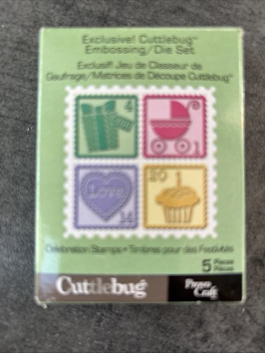 Cuttlebug embossing die set - embossing,