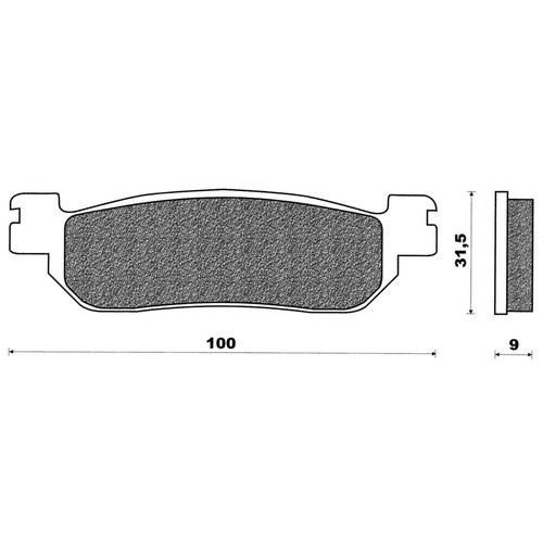 Pair brake pads - pair,