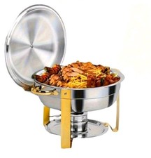 5L Stainless Steel Buffet Chafing Dish Full Set Premium Food Warmer Catering Kit