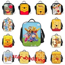 Winnie the Pooh Tigger Insulated Lunch Bag Student Snack Picnic Travel Handbag