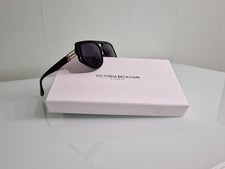 Designer Victoria Beckham Sunglasses Doubble Bridge Dorian Logo Black RRP £310