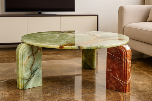 Onyx coffee table - coffee,