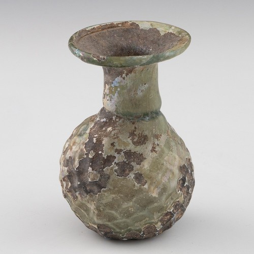 Roman glass sprinkler flask - glass,