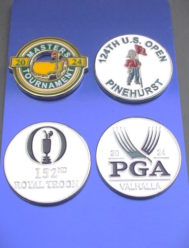 Set flat golf ball marker - of,
